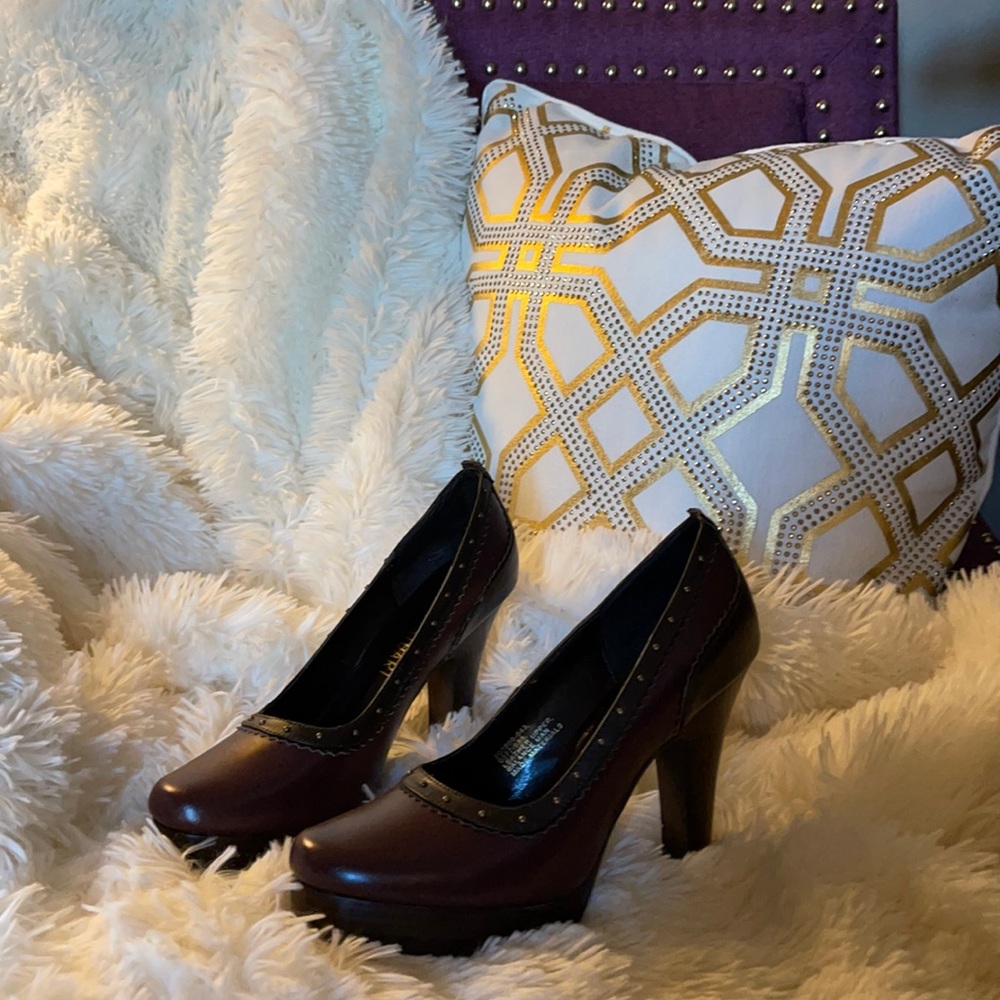 Colin Stewart Platform Studded Pumps